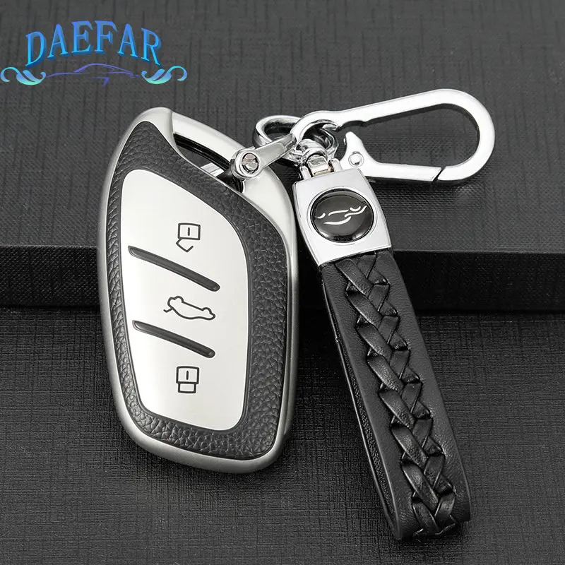 JJRY Auto Porte Clef pour MG6/MG3 GS HS MG ZS Catena chiave dell'auto  Porte-clés Porte-clés en avec Logo Voiture Accessoires,Gun Style