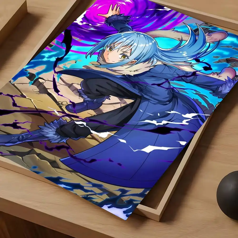 Anime Tensei Shitara Slime Datta Ken That Time I Was Reincarnated As Slime Poster Wasserdichter Wandkunstdruck für Raumdekoration Geschenk – Detail 8