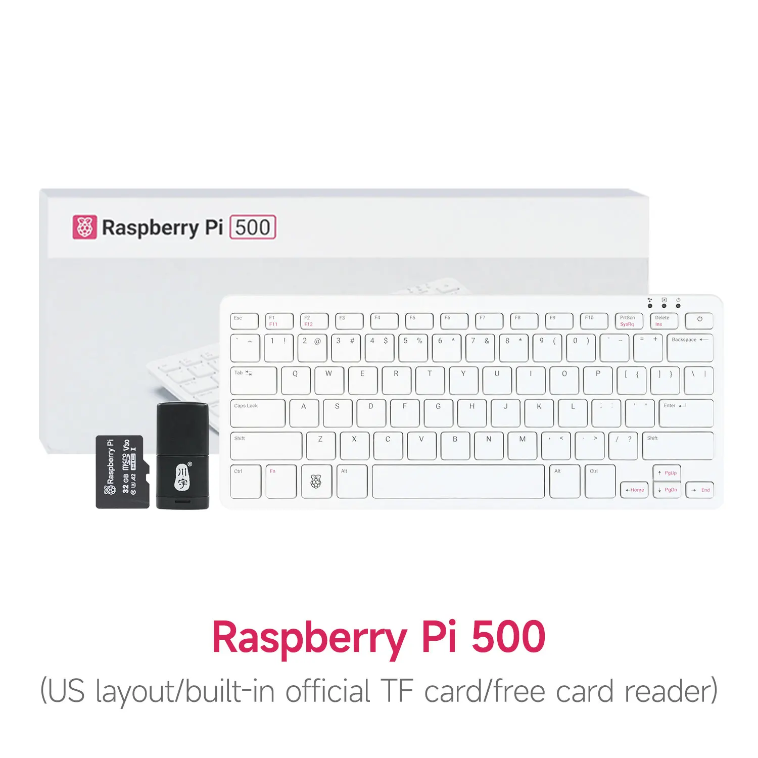 Raspberberry 500 מקלדת רשמי mainboard כל ב תכנות אחד מחשב רב עוצמה מובנה מעבד זרוע כרטיס tf