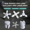 Folding Light Bulb Household Super Bright Energy Saving Foldable Garage Chandelier Five Leaf Light Bulb Adjustable Ceiling Light 4