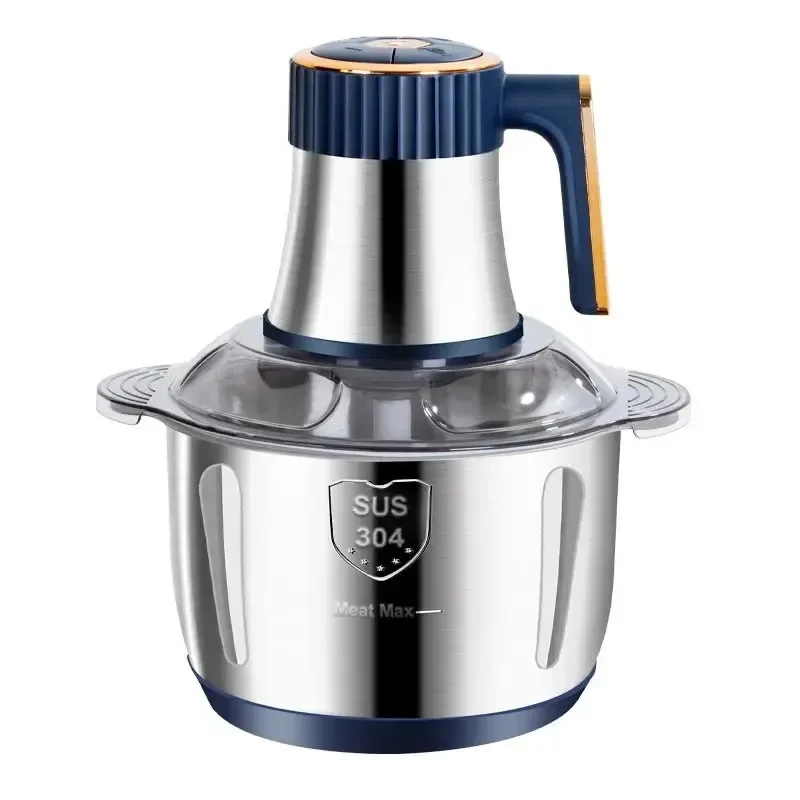 5L Electric Meat Grinders 304 Stainless Steel Food Crusher Multifunctional Vegetable Slicer Chopper Baby Food Processor 110V US 6