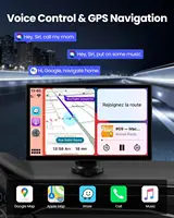 Jansite 10.1 ''4K Dashcam 4:3 grand écran Carplay Android Auto DVR voiture systèmes intelligents lecteur vidéo multimédia Radio stéréo 2