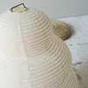 Japanese Wabi-sabi Tripod Floor Lamp Bedroom Bedside Living Dining Room Study Loft Decor Desk Light White Rice Paper Table Lamp 6