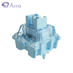 Akko V3 Pro Cream Blue Switch 5 Pin Tactile Switch With Dustproof Stem Compatible with MX Mechanical Keyboard for Gaming(45 pcs)
