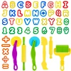 Playdough Tools Play Dough Set For Kids Letters Numbers Symbols Cutter Roller Alphabet Playdough Stamps Clay Accessories DIY Toy 1