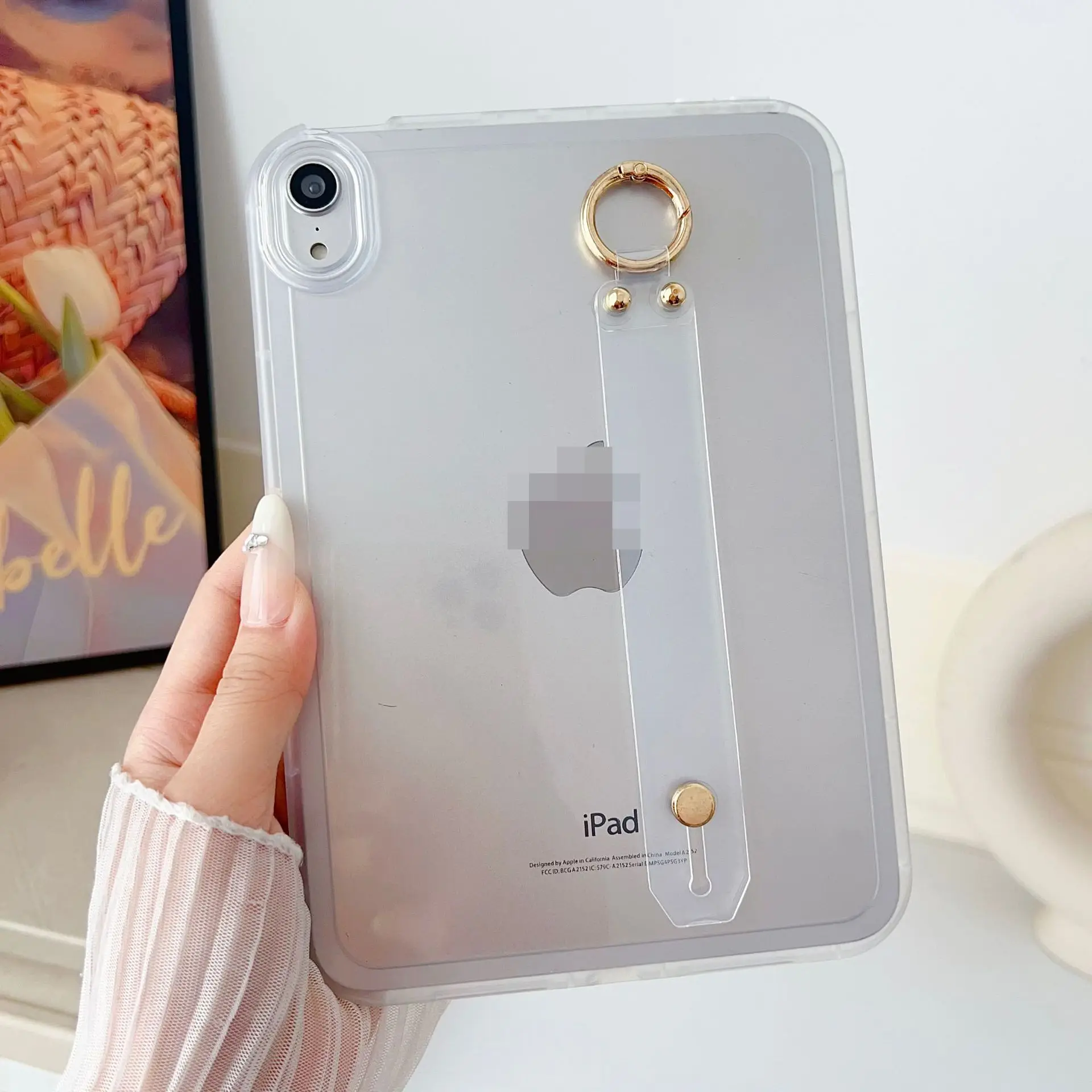 Universal Soft Protective Tablet Case with Hand Strap and Durable Back Shell