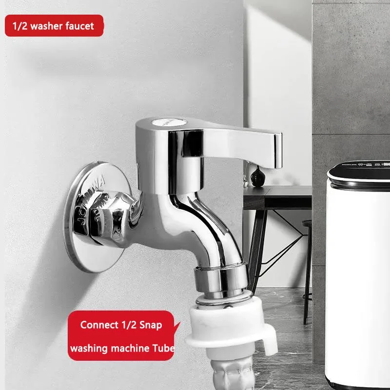 

Kitchen Bathroom Faucet Washing Machine Faucet Sink Water Tap Lengthened Faucet Mop Pool Tap