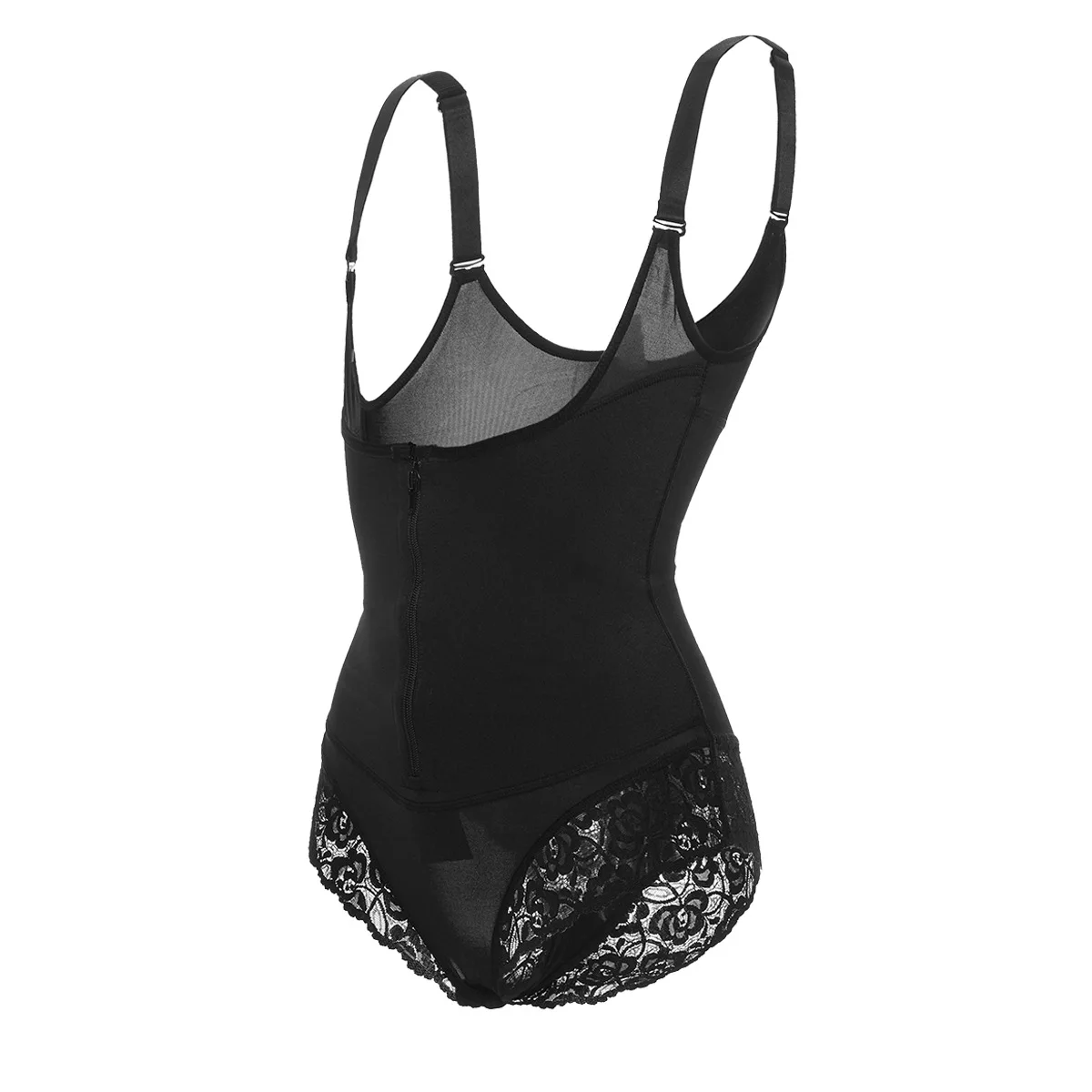 Latex Waist Trainer Corset Reductive Girdle Belly Slimming Sheath Body Shapewear Women Butt Lifter Bodysuit Shaper Zipper Fajas