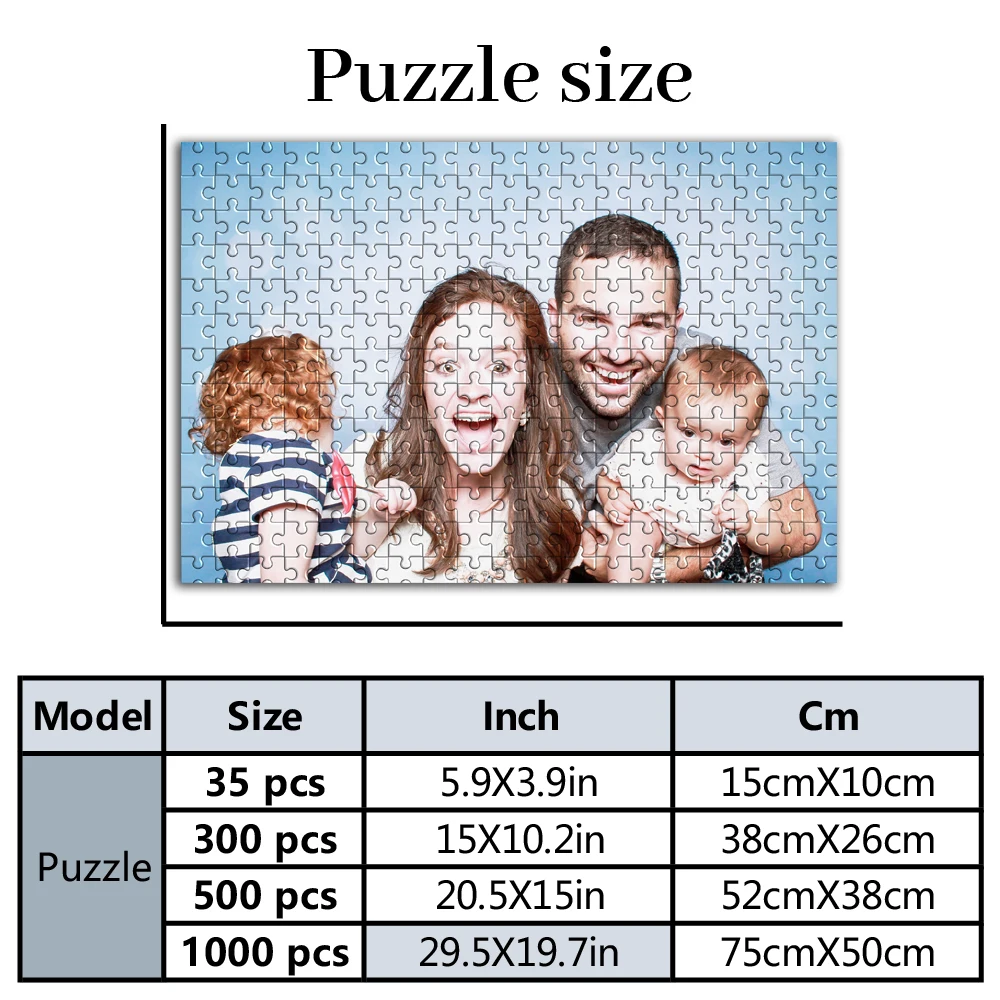 Personalized Custom Photo Puzzle Customize Personalized, Unique Ideal Gifts For thumbnail 6