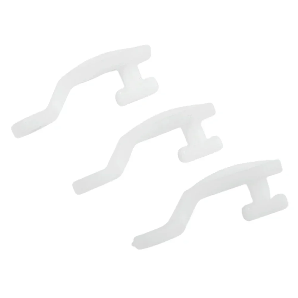 Curtain Hooks Curtain Gliding Hook 50pcs/pack Track Gliders Track Rail Gliders Plastic Durable