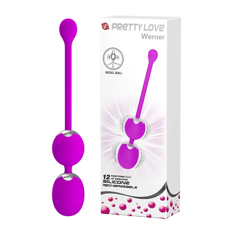 Вагинальные виброшарики на сцепке Werner |