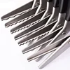 Sewing Cut 23.5cm Zig Zag Dressmaking Tailor Leather Handicraft Fabric Shear Pinking Scissor Textile DENIM DIY Upholstery Tool 3
