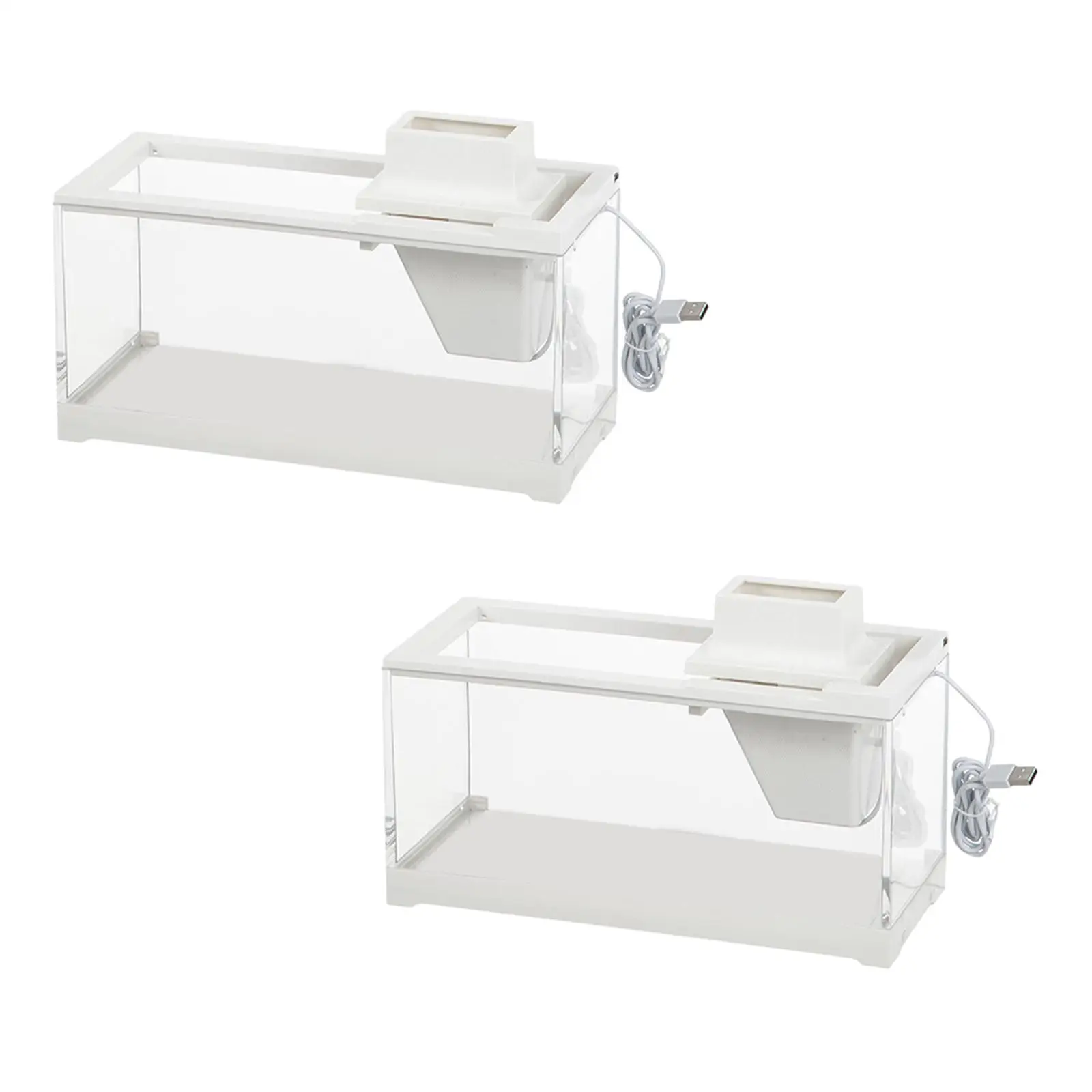 

Настольный аквариум с фильтром, прозрачный маленький аквариум для рептилий, офиса