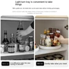 1/4Pcs 360 Rotatable Anti Sliding Kitchen Condiment Rotatable Storage Rack Tableware Cabinet Round Multi Functional Storage Rack 3