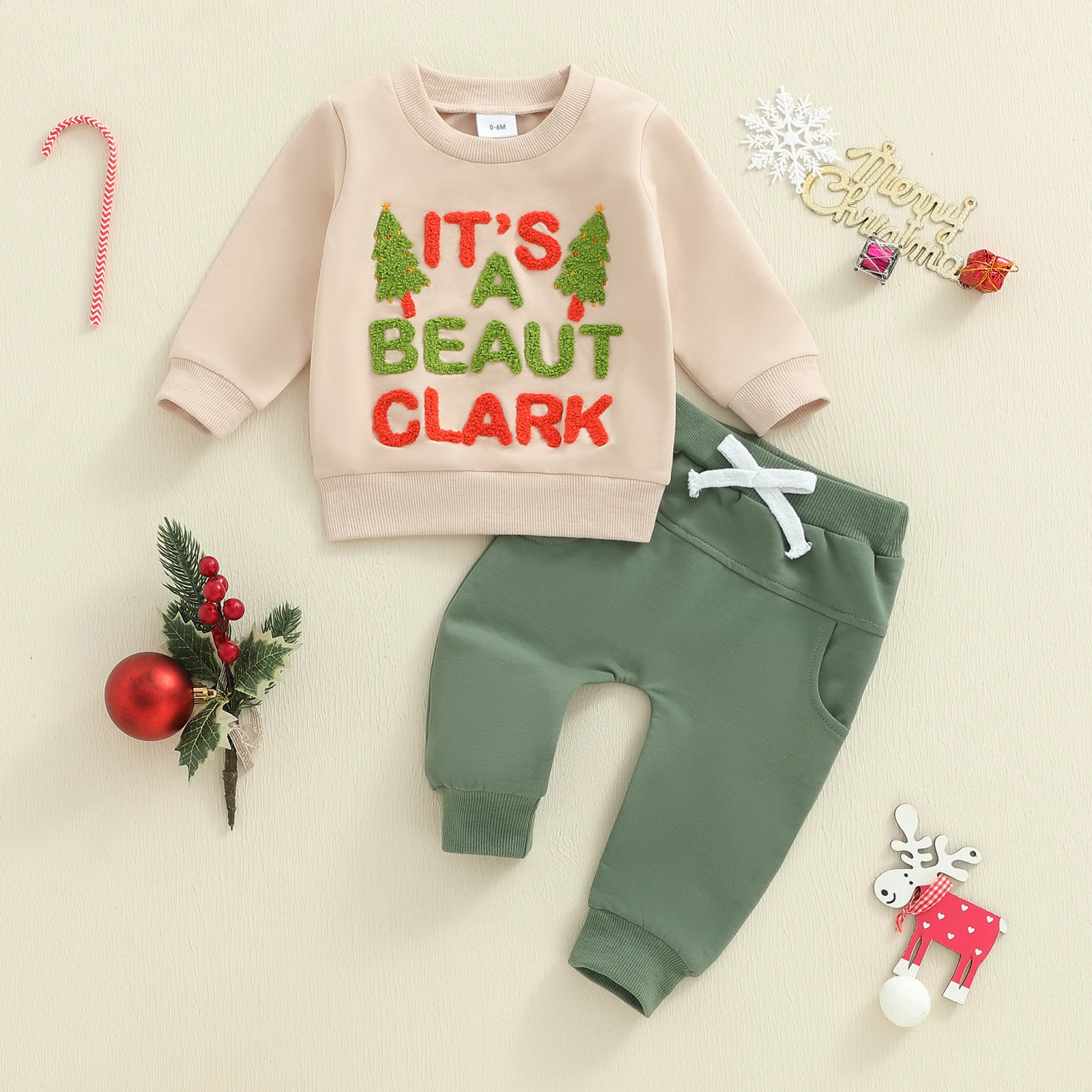 Toddler Christmas Outfit Set 1