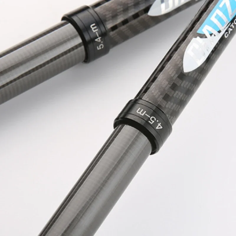 초경량 탄소 낚싯대, 짧은 섹션, 각 낚싯대 길이 4 개, 조절 가능한 스트림 낚싯대, 신제품