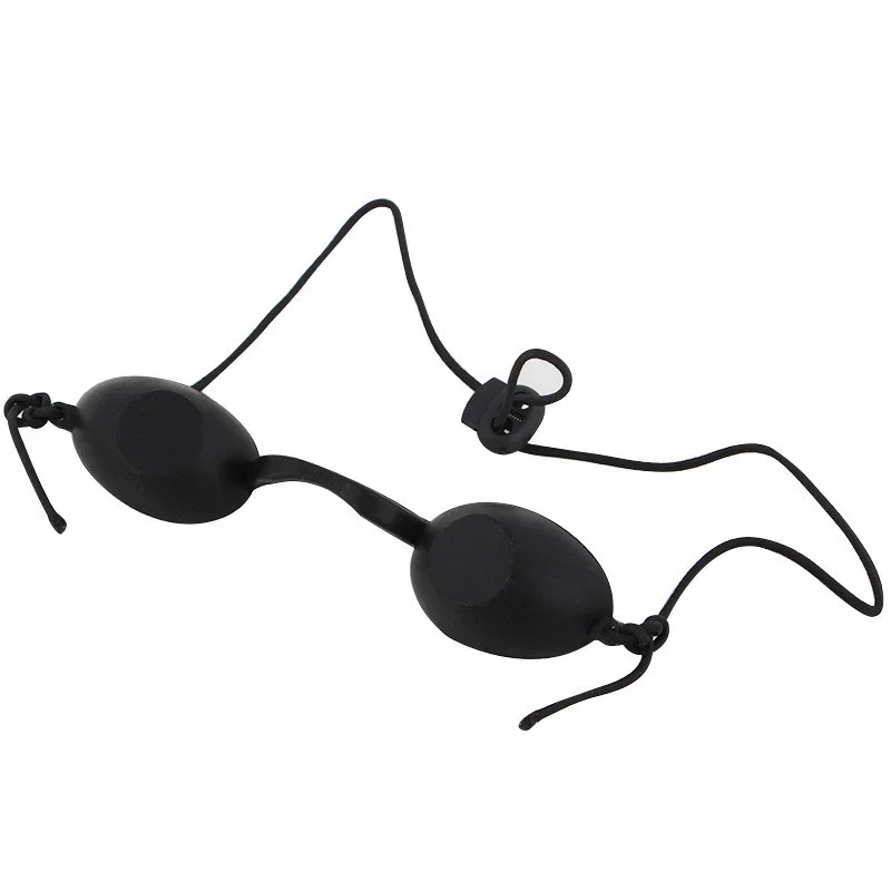 1pc Soft Sunbathing Eyewear Tanning Goggles Beach Adjustable UV Skin Tanning Eye Protection UV Shield Glasses Black 5
