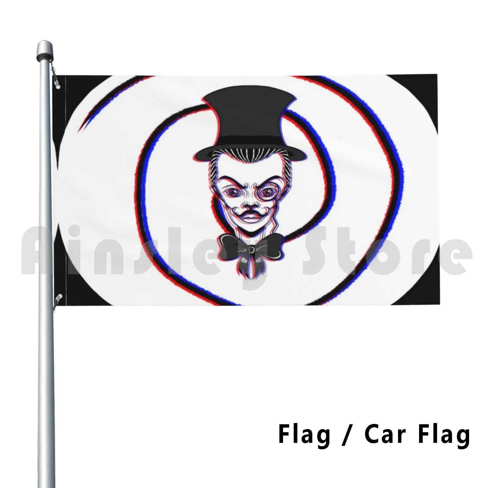 Dr. Hypnos Outdoor Decor Flag Car Flag Trippy Hypnotes 3D Strange Cool Psichedelico