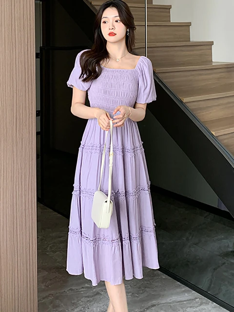 purple dress for women