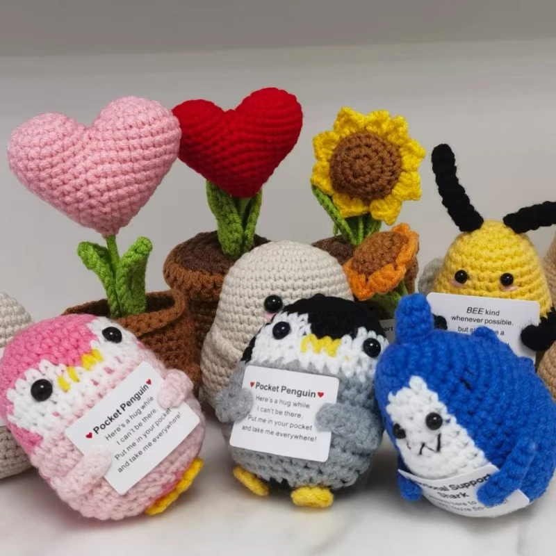 Positive Energy Cute Potato Doll Handmade Weaving Home Decoration Christmas Gift