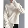 Autumn Long Sleeves Women Sweater European Station Loose Fitting Female Knitwear Solid Color Fashion Ladies Pullover Knitting 6