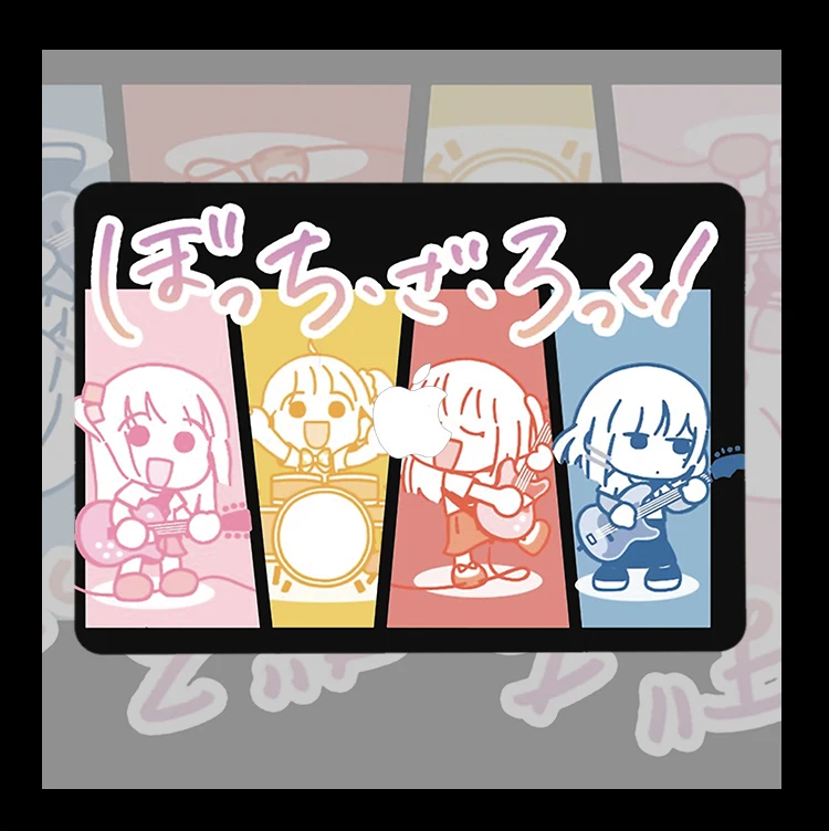 Bocchi The Rock Anime Gotoh Hitori Case A2681 Per Macbook Air M2 M1 Pro 13 14 16 Mac Hard Shell Retina A2681 A2337 A2338 Laptop