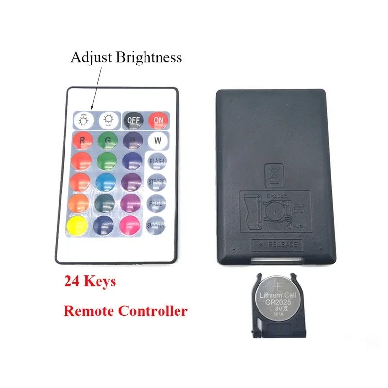 10pcs/Pack Hookah Led Light RGB 16 Colors Waterproof LED Lights Hookah Shisha Multi coloured Remote Control Chicha Accessories