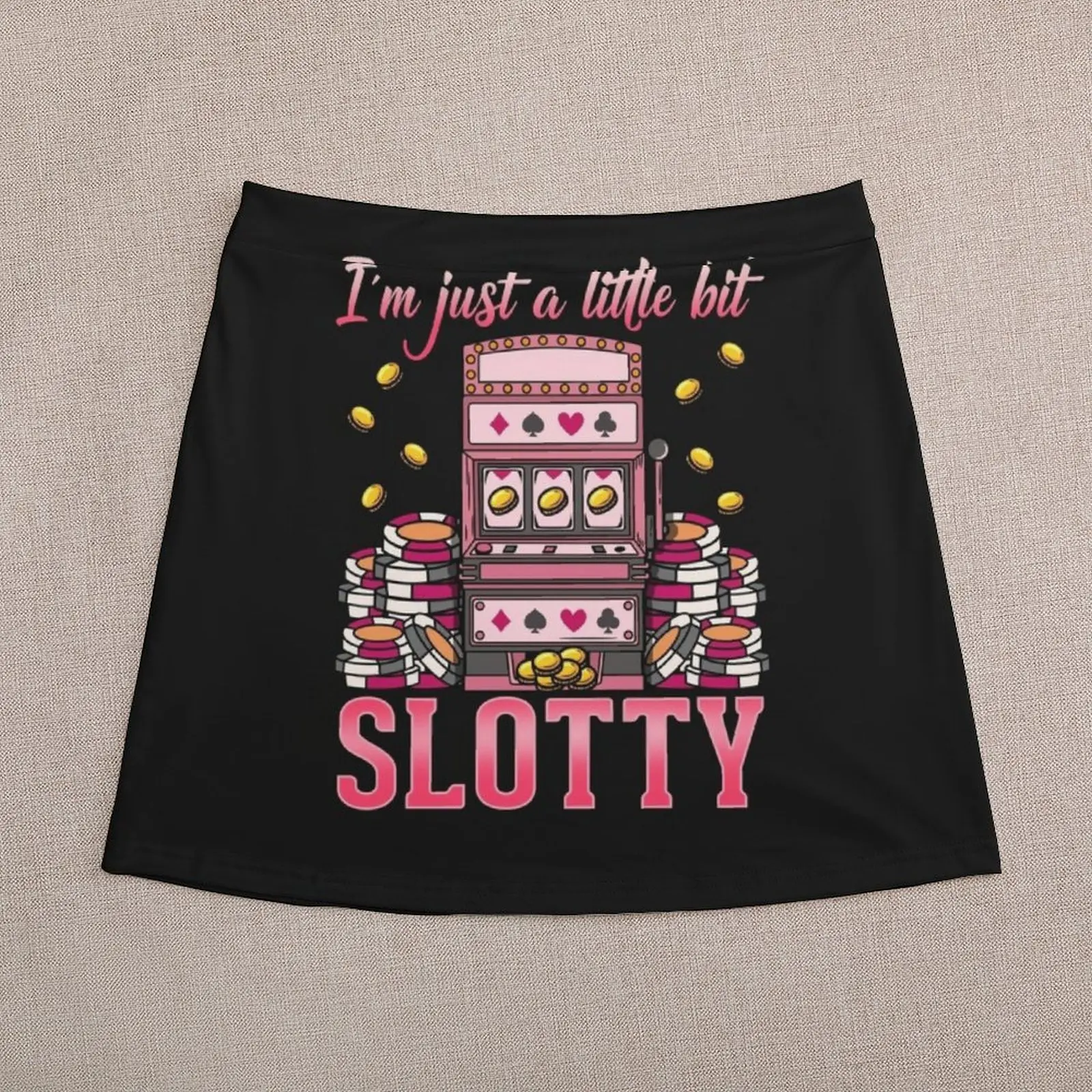 Jackpot Slot Machine design - I'm Just A Little Bit Slotty Mini Skirt kawaii skirt fairy grunge