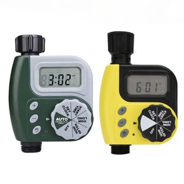 Automatic Timer Irrigation Controller Digital Display Multifunctional Programmable Hose Timer Durable Weatherproof 3