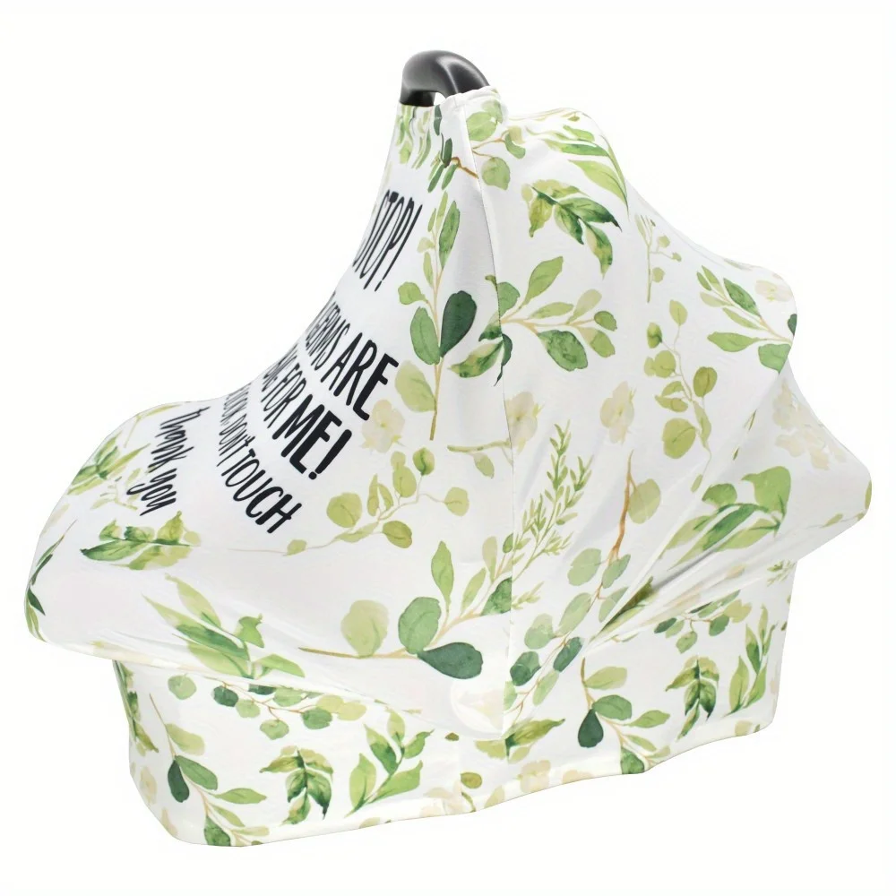 No Touch Sign Baby Seat Sunshade,Nursing Cover for Mom,Nursing Scarf,Multifunctional Car Seat Dust Cover,Stroller Accessories
