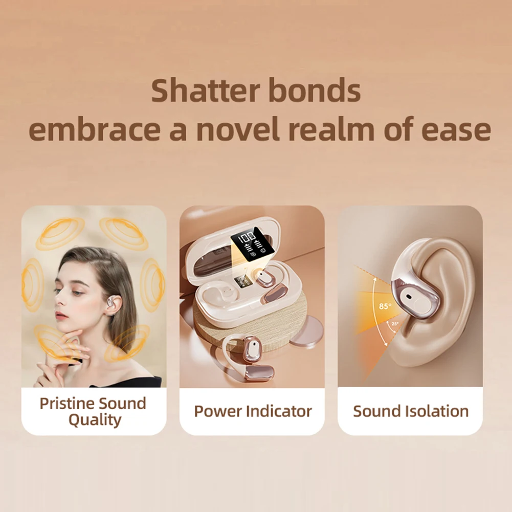 Smart Voice Translator Headphones Real-Time Translator Earbuds 142/144 Languages Noise Cancelling Instant Translated Ear Hook