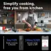 Bluetooth Wireless Meat Thermometer with Waterproof Probe, Digital LCD Display for Cooking, Oven, BBQ, Grill, and Smoker 5