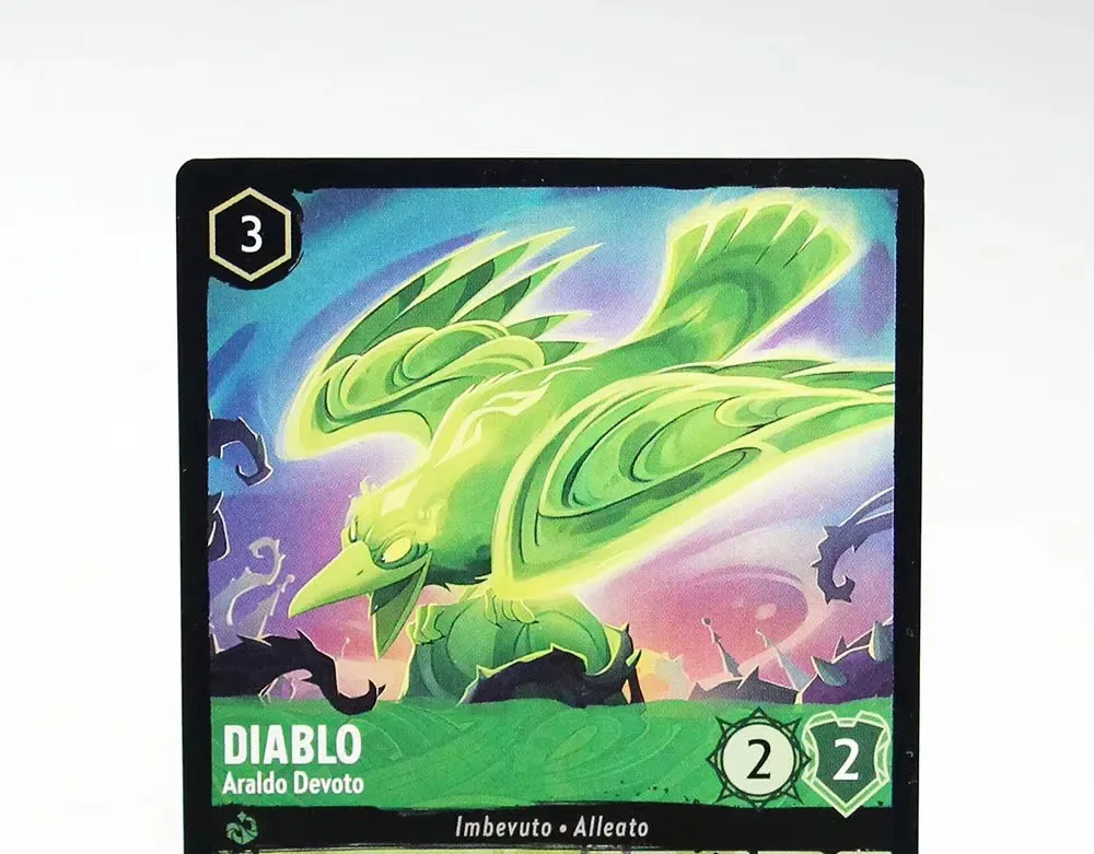 Anime Trading Cards Lorcana Proxy Chapter 4 NoneFoil High Quality Diablo TCG Game Cards