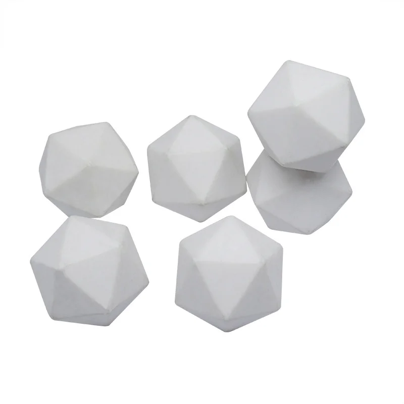 2Pcs/Set 38mm Big Size 20 Side Blank Rounded D20 Dice DIY Board Game Accessories