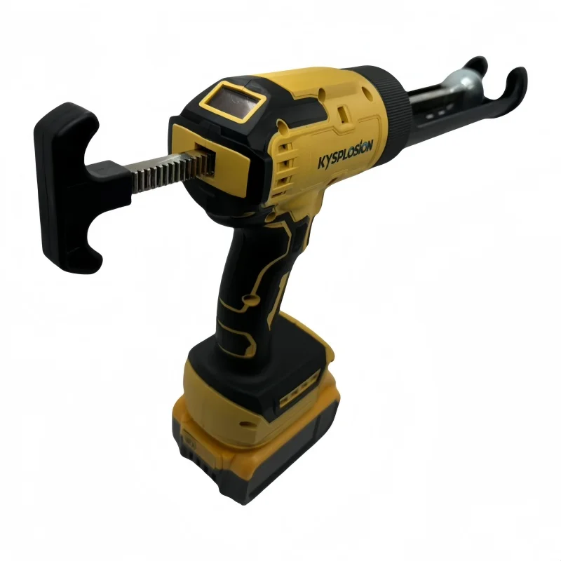 Electric Caulking Gun for Dewalt 20V Battery 4 Adjustable Speed with LED Light Adhesive Glue Seal Sealant Wireless Glass Glue Gun