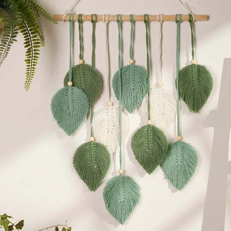 Leaf Macrame Tapestry 7
