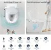 Bidet Toilet Auto Open Close Modern Minimalist Toilet Heated Seat Warm Water Auto Flush Nightlight Electric Elongated 2
