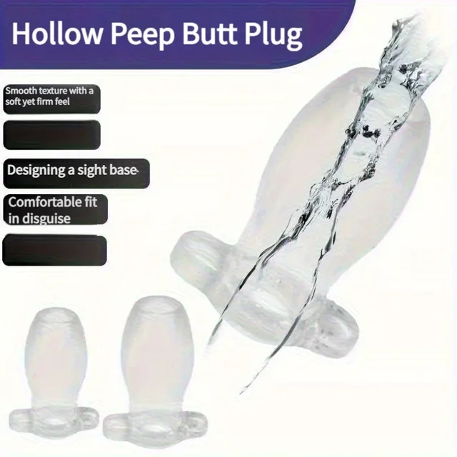 Silikon Hohl Anal Plug Mit Stopper Speculum Einlauf Anus Dilatator Butt Plug Prostata Massage Bdsm Sex Spielzeug Für Frau Männer Homosexuell
