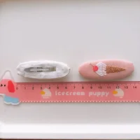 Cute Korean Forest Style Embroidered Cloth Toddler BB Clips Side Hair Clamps Teen Girls Bangs Ornaments - Image 4