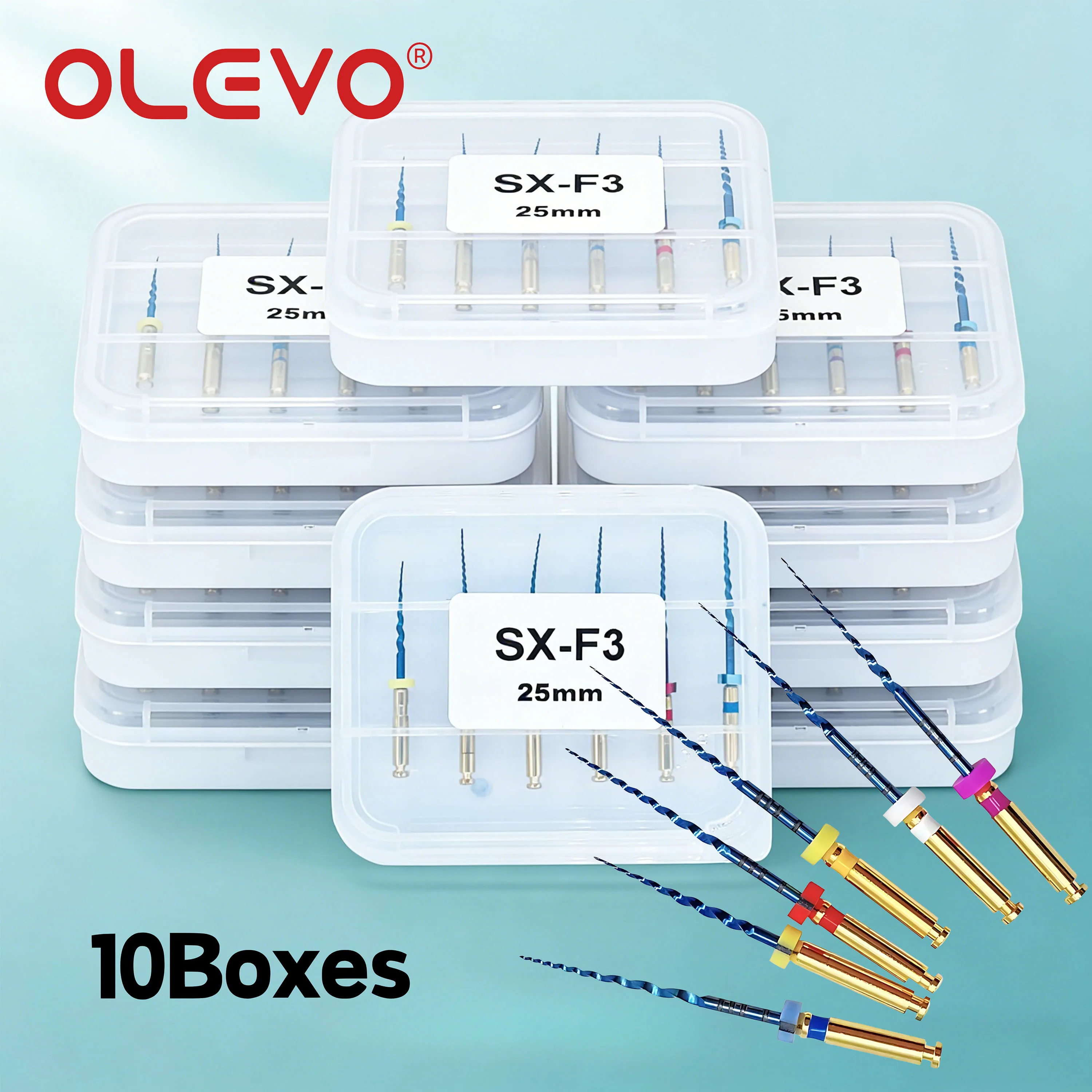 271161-ba8f24.jpg 10 Boxes SX-F3 Blue Heat Activated Reciprocating Endodontic Files – NiTi Rotary Root Canal Files for Engine Use, 19mm/21mm/25mm - Image 1