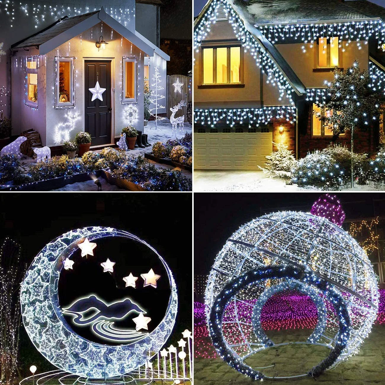 Solar-Powered Outdoor LED Fairy Lights – 8-Mode Waterproof Decorative Lighting