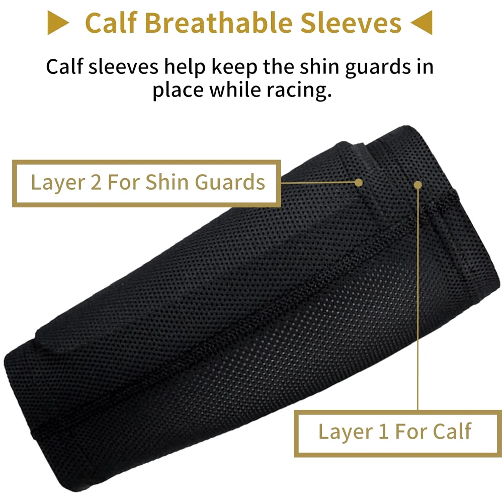 Shin Guard Pads Soccer Shin Guards Calf Compression Sleeves Calf Compression Sleeve 1 Pair Kids Soccer Shin Guard Sock Leg Performance Support Football Compression Calf Sleeves Pocket Holding Shin Pads