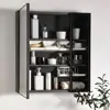 Wall Mounted Storage Rack Bathroom Kitchen Sundries Organizer Holder Cosmetics Storage Tray Makeup Organizer Self Adhesive Shelf 3