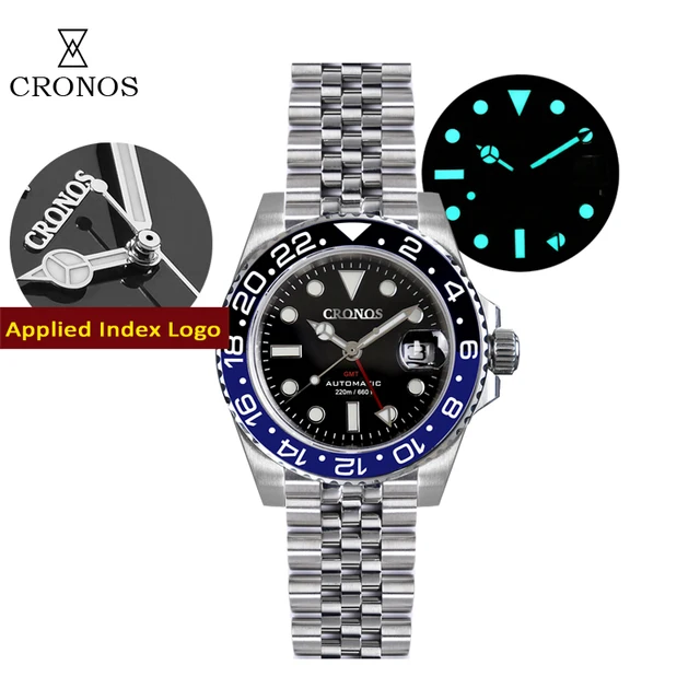 Cronos GMT Automatic Men Watch 