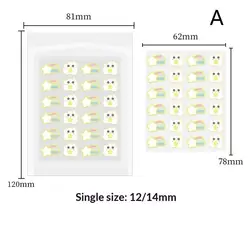 Invisible Ultra - Thin Hydrocolloid Acne Pimple Patches - 20 Pack for Day and Night Facial Care Treatment (A)