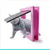 H7BF Pet Dogs Door Sliding Cats Door Automatic Flap Lockable Door for Existing Wall Door for Small Dogs 4