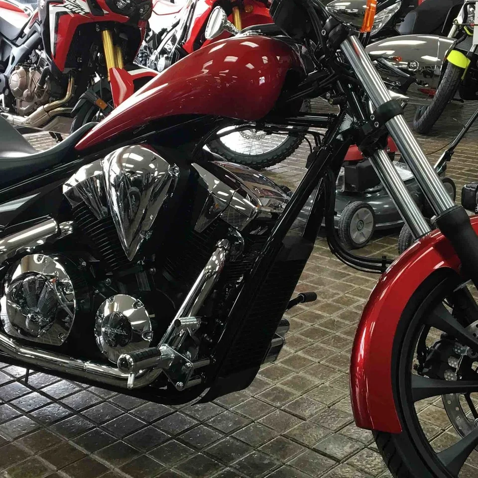 Estribo Doble Para Honda Fury VT1300, Shadow Aero, Phantom, Spirit - Cruiser, Marca HTTMT