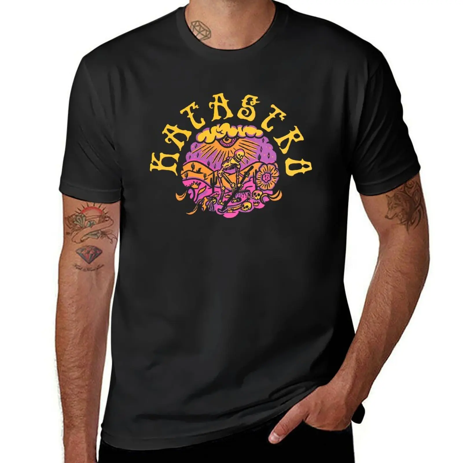 

Katastro Merch T-Shirt animal prinfor boys oversizeds black t-shirts for men