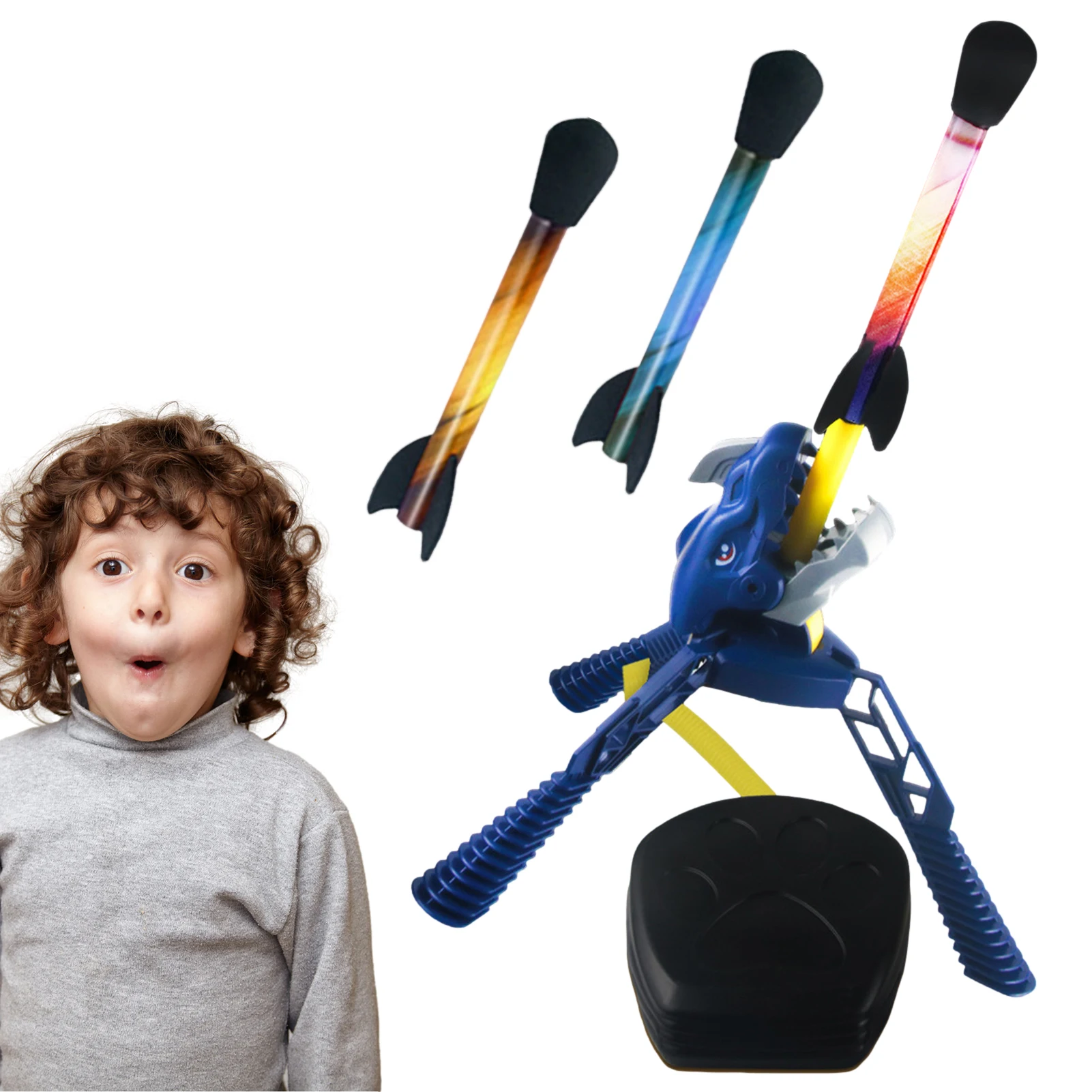 Rocket Launcher For Kids Air Rocket Launcher Kids Adults With Foam