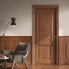 Factory Custom Walnut Interior Doors Prefinished Walnut Veneer Wood Doors With Frames Modern Interior Prehung Door 1